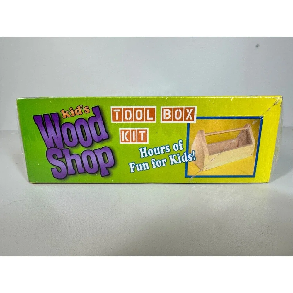 Kid's‎ Wood Shop Tool Box Kit Made in the USA by Demis Products Craft Building
